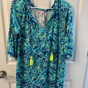 Lilly Pulitzer Azita tunic dress - Blue crush size M